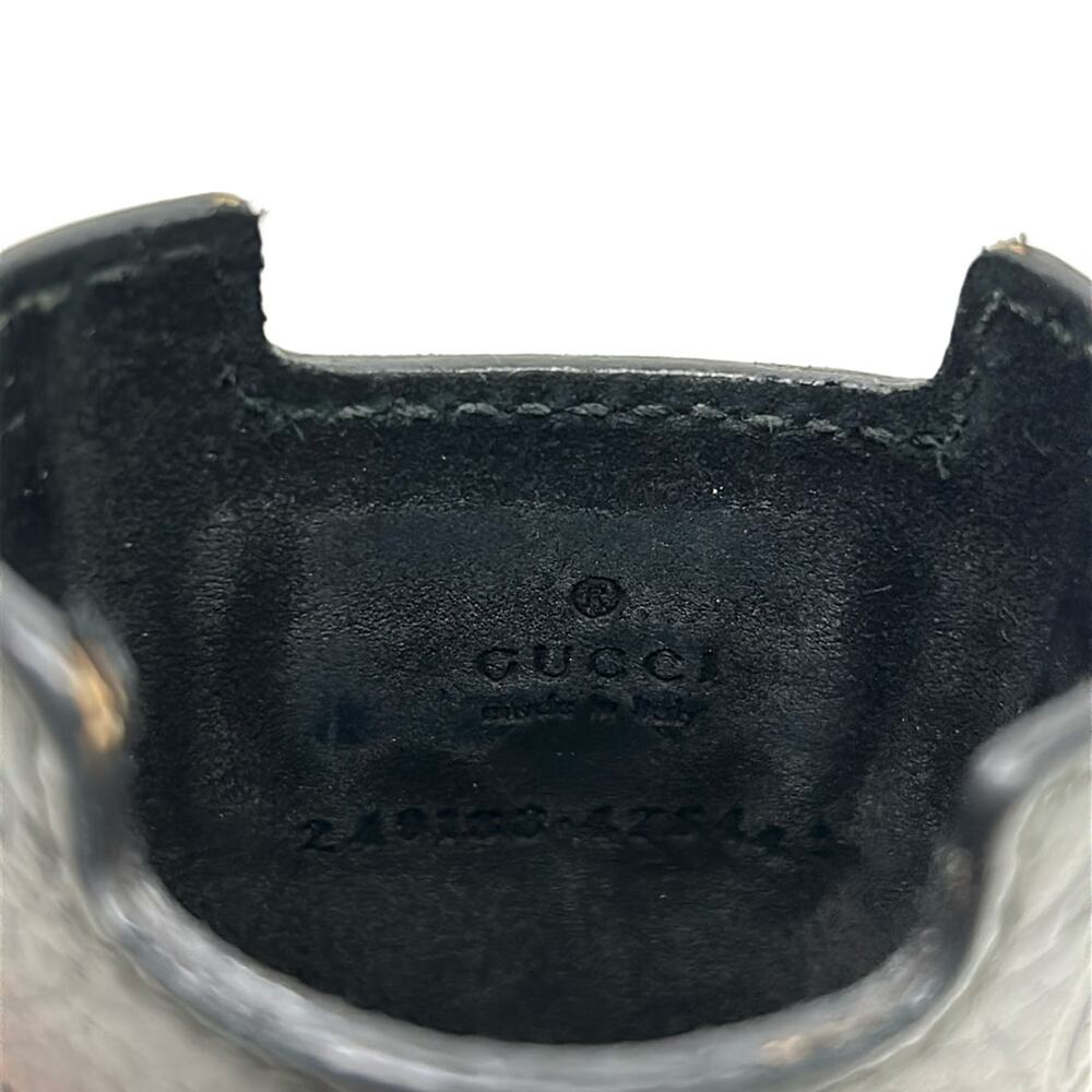 Gucci Shimaline, Shelly (Web) Accessory Case 240188 Dark Gray Green Red - Picture 4 of 6